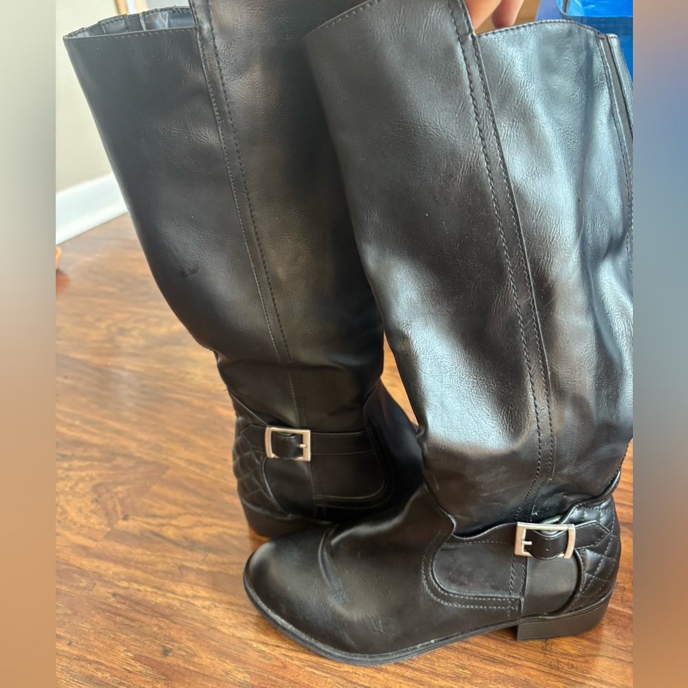 Arizona Jean Company Black Knee-High Boots